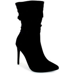 XOXO Black Heeled Booties Size 8.5M